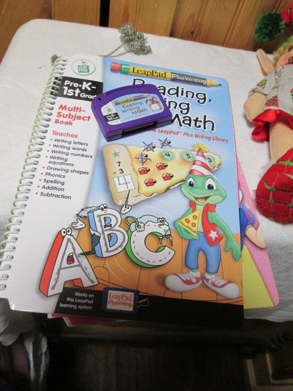 2 sets of Pre K leapfrog book and tapes